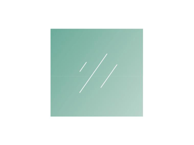 Tempered laminated glass, clear